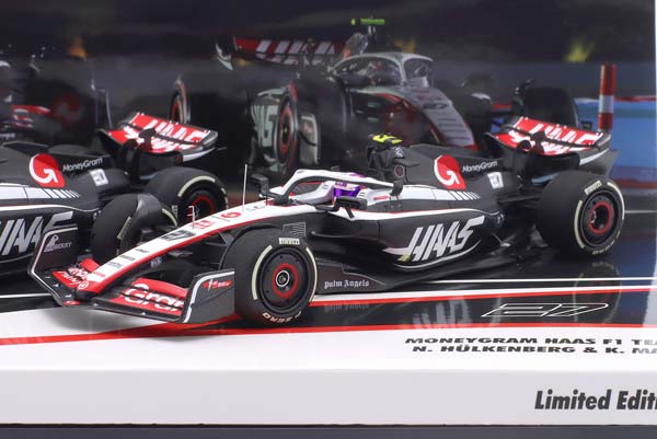 2-CAR SET HÜLKENBERG #27 & MAGNUSSEN #20 HAAS F1 TEAM FORMULA 1 2023 / 2-CAR СЕТ ХУЛКЕНБЕРГ МАГНУССЕН ХААС ФОРМУЛА-1 ТИМ