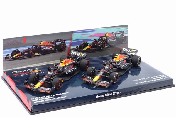 2-CAR SET VERSTAPPEN #1 & PEREZ #11 WINNER BAHRAIN & SAUDI ARABIA GP FORMULA 1 2023 / 2-CAR СЕТ ВЕРСТАППЕН ПЕРЕЗ ПОБЕДИТЕЛЬ БАХРАЙН САУДИ АРАБИА ГРАН-ПРИ ФОРМУЛА-1