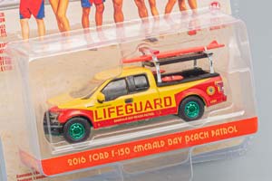 FORD F-150 EMERALD BAY BEACH PATROL 2016 ИЗ К/Ф СПАСАТЕЛИ МАЛИБУ" GREENLIGHT!!! (ДЛИНА МОДЕЛИ 6-10 СМ) — фото 2