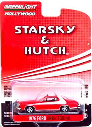 FORD GRAN TORINO STARSKY HUTCH 1976 RED WHITE (ДЛИНА МОДЕЛИ 6-10 СМ) — фото 1