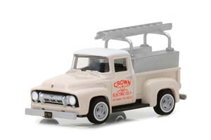 FORD F-100 PICK-UP CROWN ELECTRIC COMPANY ELVIS PRESLEY 1954 BEIGE (ДЛИНА МОДЕЛИ 6-10 СМ)