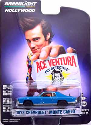 CHEVROLET MONTE CARLO ACE VENTURA 1972 DIRTY VERSION (ДЛИНА МОДЕЛИ 6-10 СМ)