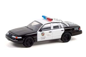 FORD CROWN VICTORIA LOS ANGELES POLICE DEPARTMENT (LAPD) 1992 (ИЗ К/Ф ДРАЙВ) (ДЛИНА МОДЕЛИ 6-10 СМ)