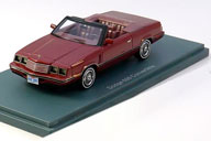 DODGE 600 CONVERTIBLE 1984 REDMETALLIC