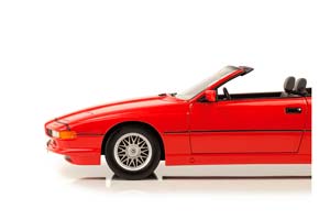 BMW 850I CABRIOLET E31 КРАСНЫЙ — фото 4
