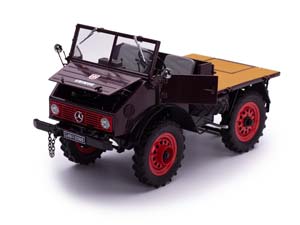 MERCEDES UNIMOG 401 1953 DARK RED — фото 12
