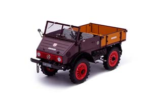 MERCEDES UNIMOG 401 1953 DARK RED — фото 17