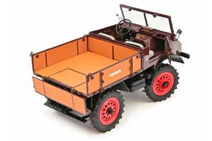 MERCEDES UNIMOG 401 1953 DARK RED — фото 2