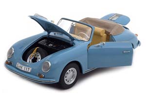 PORSCHE 356A CONVERTIBLE 1955 LIGHT BLUE — фото 3