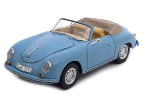 PORSCHE 356A CONVERTIBLE 1955 LIGHT BLUE — фото 1