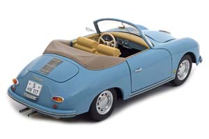 PORSCHE 356A CONVERTIBLE 1955 LIGHT BLUE — фото 2