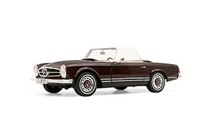 MERCEDES W113 280SL PAGODE 1963 DARK RED — фото 8