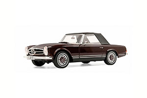 MERCEDES W113 280SL PAGODE 1963 DARK RED — фото 10