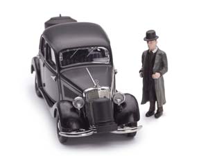 MERCEDES-BENZ 170V ГАЗОГЕНЕРАТОРНЫЙ, С ФИГУРКОЙ , ЧЕРНЫЙ — фото 7