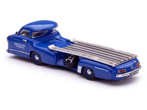 MERCEDES-BENZ RENNTRANSPORTER BLUE WONDER 1955 СИНИЙ — фото 3
