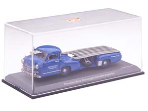 MERCEDES-BENZ RENNTRANSPORTER BLUE WONDER 1955 СИНИЙ — фото 12
