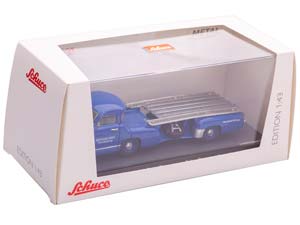 MERCEDES-BENZ RENNTRANSPORTER BLUE WONDER 1955 СИНИЙ — фото 13