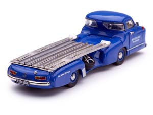 MERCEDES-BENZ RENNTRANSPORTER BLUE WONDER 1955 СИНИЙ — фото 4