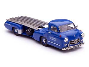 MERCEDES-BENZ RENNTRANSPORTER BLUE WONDER 1955 СИНИЙ — фото 7