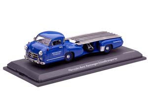 MERCEDES-BENZ RENNTRANSPORTER BLUE WONDER 1955 СИНИЙ — фото 11
