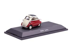 BMW ISETTA КРАСНЫЙ С БЕЛЫМ С ПРИЦЕПОМ И ЗИМНИМ ИНВЕНТАРЁМ — фото 14