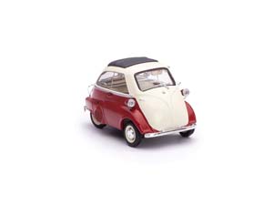 BMW ISETTA КРАСНЫЙ С БЕЛЫМ С ПРИЦЕПОМ И ЗИМНИМ ИНВЕНТАРЁМ — фото 9