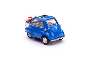 BMW ISETTA ГОЛУБОЙ С УТВАРЬЮ ДЛЯ ПИКНИКА — фото 5