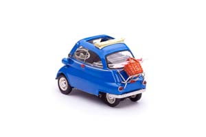 BMW ISETTA ГОЛУБОЙ С УТВАРЬЮ ДЛЯ ПИКНИКА — фото 6