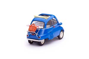 BMW ISETTA ГОЛУБОЙ С УТВАРЬЮ ДЛЯ ПИКНИКА — фото 2