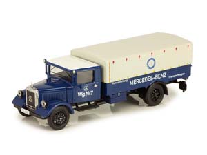 MERCEDES-BENZ LO 2750 БОРТОВОЙ С ТЕНТОМ, СИНИЙ, MERCEDES TRANSPORTWAGEN — фото 13