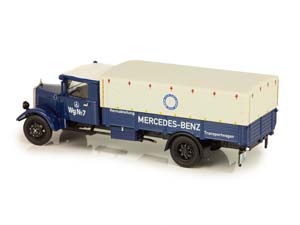 MERCEDES-BENZ LO 2750 БОРТОВОЙ С ТЕНТОМ, СИНИЙ, MERCEDES TRANSPORTWAGEN — фото 5