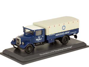 MERCEDES-BENZ LO 2750 БОРТОВОЙ С ТЕНТОМ, СИНИЙ, MERCEDES TRANSPORTWAGEN — фото 11