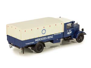 MERCEDES-BENZ LO 2750 БОРТОВОЙ С ТЕНТОМ, СИНИЙ, MERCEDES TRANSPORTWAGEN — фото 2
