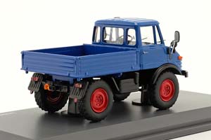 MERCEDES-BENZ UNIMOG 408 БОРТОВОЙ С ТЕНТОМ, СИНИЙ С СЕРЫМ — фото 4
