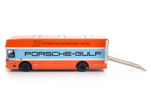MERCEDES-BENZ O317 PORSCHE RACE TRANSPORTER GULF (1968) / МЕРСЕДЕС-БЕНЦ O317 ПОРШЕ РАКЕ ТРАНСПОРТЕР ГУЛФ — фото 3