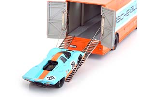 MERCEDES-BENZ O317 PORSCHE RACE TRANSPORTER GULF (1968) / МЕРСЕДЕС-БЕНЦ O317 ПОРШЕ РАКЕ ТРАНСПОРТЕР ГУЛФ — фото 5