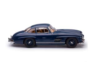 MERCEDES-BENZ 300SL GULLWING W198 1954 ТЕМНО-СИНИЙ — фото 17