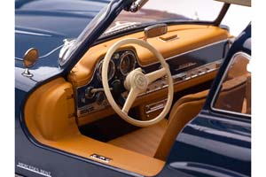MERCEDES-BENZ 300SL GULLWING W198 1954 ТЕМНО-СИНИЙ — фото 4