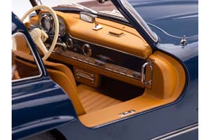 MERCEDES-BENZ 300SL GULLWING W198 1954 ТЕМНО-СИНИЙ — фото 5