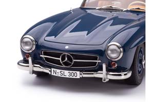 MERCEDES-BENZ 300SL GULLWING W198 1954 ТЕМНО-СИНИЙ — фото 8