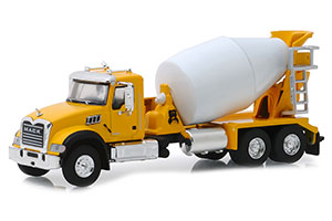 MACK GRANITE 2019 YELLOW / МАК ГРАНИТ БЕТОНОМЕШАЛКА ЖЕЛТАЯ (ДЛИНА МОДЕЛИ 6-10 СМ)