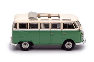VW VOLKSWAGEN SAMBA T1 БЕЖЕВЫЙ С ЗЕЛЕНЫМ — фото 8
