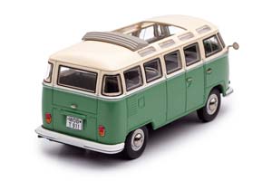 VW VOLKSWAGEN SAMBA T1 БЕЖЕВЫЙ С ЗЕЛЕНЫМ — фото 2