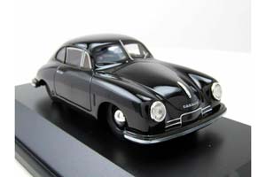 PORSCHE 356 GMUND COUPE 1948 ЧЕРНЫЙ — фото 5