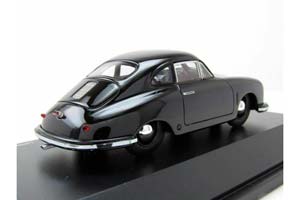 PORSCHE 356 GMUND COUPE 1948 ЧЕРНЫЙ — фото 2