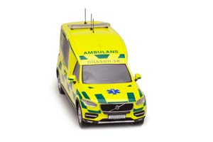 VOLVO NILSSON XC90 AMBULANCE (VOLVO XC90) СКОРАЯ ПОМОЩЬ ЖЕЛТЫЙ С ЗЕЛЕНЫМ ШВЕЦИЯ — фото 3
