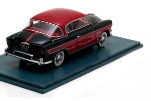 FIAT 1900B GRAN LUCE COUPE 1957 DARKRED BLACK — фото 2