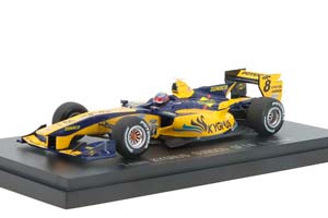 DALLARA TEAM KYGNUS SUNOCO SF14 №8 СУПЕР-ФОРМУЛА LOIC DUVAL 2014, YELLOW / BLUE