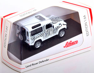 LAND ROVER DEFENDER SAFARI WHITE BLACK (ДЛИНА МОДЕЛИ 6-10 СМ) — фото 3