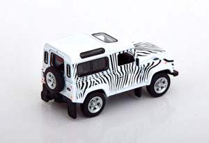 LAND ROVER DEFENDER SAFARI WHITE BLACK (ДЛИНА МОДЕЛИ 6-10 СМ) — фото 2